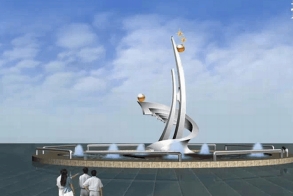 福建不锈钢公园雕塑